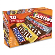 MARS Full-Size Candy Bars Variety Pack, Assorted, 30/Box, Ships in 1-3 Business Days (22000084)