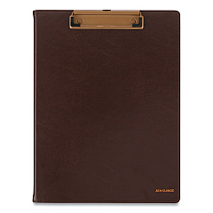 AT-A-GLANCE Signature Collection Monthly Clipfolio, 11 x 8, Distressed Brown Cover, 13-Month: Jan 2026 to Jan 2027 (YP60009)