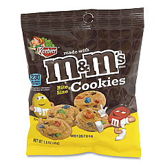 Keebler Mini Cookie Snack Packs, Chocolate Chip/MandMs, 1.6 oz Pouch, 30 Pouches/Carton (GRR20900466)