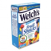 Welch's Fruit Snacks, Mixed Fruit, 0.9 oz Pouch, 66 Pouches/Box, Ships in 1-3 Business Days (20900320)