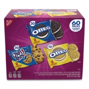 Nabisco Cookie Variety Pack, Assorted Flavors, 0.77 oz Pack, 60 Packs/Box, Ships in 1-3 Business Days (22000729)