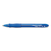 BIC GLIDE Bold Ballpoint Pen, Retractable, Bold 1.6 mm, Blue Ink, Translucent Blue Barrel, 4/Pack (BICVLGBP41BLU)