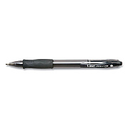 BIC GLIDE Bold Ballpoint Pen, Retractable, Bold 1.6 mm, Black Ink, Translucent Black Barrel, 4/Pack (BICVLGBP41BLK)