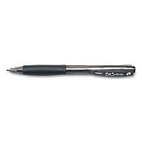 BIC BU3 Ballpoint Pen, Retractable, Medium 1 mm, Assorted Ink and Barrel Colors, 18/Pack (BICBU3P18AST)