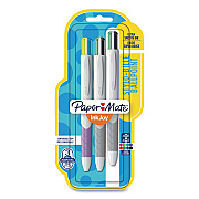 Paper Mate InkJoy Quatro Multi-Function Ballpoint Pen, Retractable, Medium 1mm, Assorted Business/Fashion Ink and Barrel Colors, 3/Pack (PAP1832419PK)