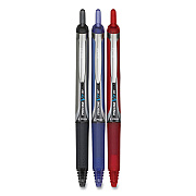 Pilot Precise V5RT Roller Ball Pen, Retractable, Extra-Fine 0.5 mm, Assorted Ink and Barrel Colors, 3/Pack (PIL26053)
