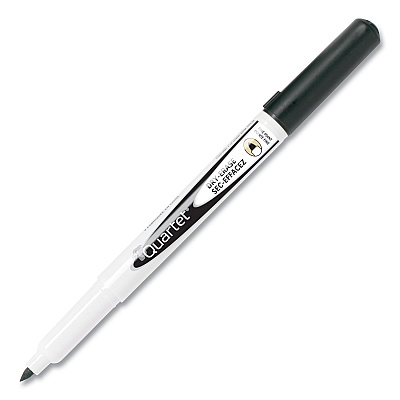 Quartet Low-Odor Dry-Erase Marker, Fine Bullet Tip, Assorted Colors, 4/Pack (QRT659520Q)