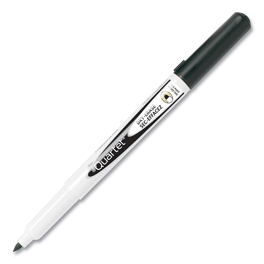 Quartet Low-Odor Dry-Erase Marker, Fine Bullet Tip, Assorted Colors, 4/Pack (QRT659520Q)
