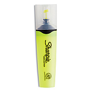 Sharpie Clearview Tank-Style Highlighter, Yellow Ink, Chisel Tip, Yellow/Black/Clear Barrel, 3/Pack (SAN1904613)