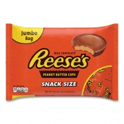 Reese's Snack Size Peanut Butter Cups, Jumbo Bag, 19.5 oz Bag, Ships in 1-3 Business Days (24600012)