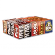 Hershey's Full Size Chocolate Candy Bar Variety Pack, Assorted 1.5 oz Bar, 30 Bars/Box, Ships in 1-3 Business Days (24600031)