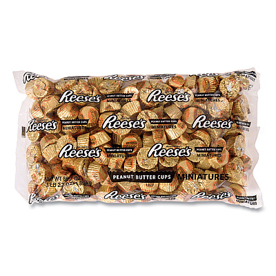 Reese's Peanut Butter Cups Miniatures Bulk Pack, Milk Chocolate, 66.7 oz Bag (GRR24600059)