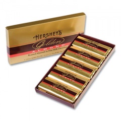 Hershey's GOLDEN ALMOND Chocolate Bar Gift Box, 2.8 oz Bar, 5 Bars/Box, Delivered in 1-4 Business Days (24600060)
