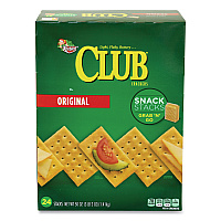 Keebler Original Club Crackers Snack Stacks, 50 oz Box (GRR90000124)