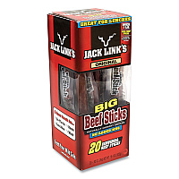 Jack Links Big Beef Sticks, 0.92 oz Sticks, 20 Sticks/Carton (GRR27800001)