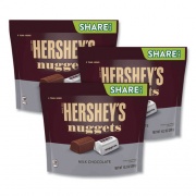 Hershey's Nuggets Share Pack, Milk Chocolate, 10.2 oz Bag, 3/Pack, Delivered in 1-4 Business Days (24600441)