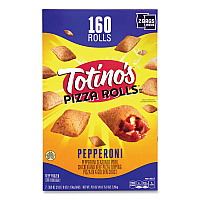 Totinos Pizza Rolls Pepperoni Pizza Rolls, 39.9 oz Bag, 80 Rolls/Bag, 2 Bags/Carton (GRR90300034)
