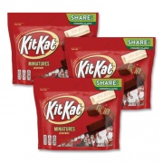 Kit Kat Miniatures Share Pack Party Bag, Assorted, 10.1 oz Bag, 3/Pack, Delivered in 1-4 Business Days (24600434)