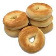 National Brand Fresh Plain Bagels, 6/Pack, Ships in 1-3 Business Days (90000074)