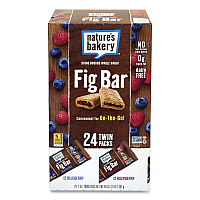 Nature's Bakery Fig Bars Variety Pack, 2 oz Twin Pack, 24 Twin Packs/Box (GRR90000151)