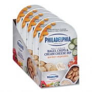 Kraft Multigrain Bagel Chips and Garden Vegetable Cream Cheese Dip, 2.5 oz, 5/Box, Ships in 1-3 Business Days (90200454)