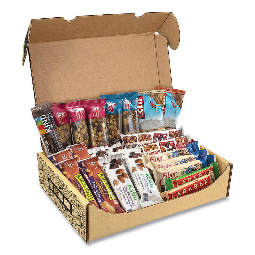 Snack Box Pros Healthy Snack Bar Box, 23 Assorted Snacks/Box (GRR700S0001)