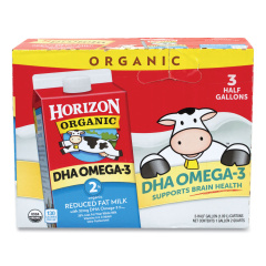 Horizon Organic Organic 2% Milk, 64 oz Carton, 3/Carton, Delivered in 1-4 Business Days (90200055)