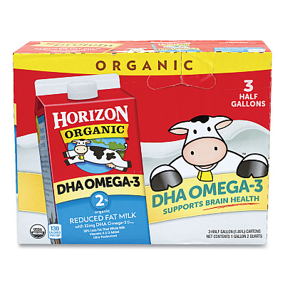 Horizon Organic Organic 2% Milk, 64 oz Carton, 3/Carton (GRR90200055)