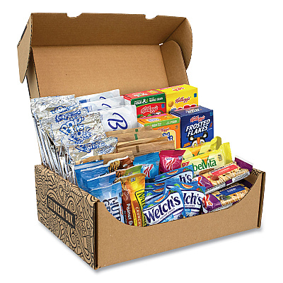 Snack Box Pros Breakfast Snack Box, 41 Assorted Snacks/Box (GRR700S0002)