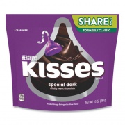 Hershey's KISSES Special Dark Chocolate Candy, Share Pack, 10 oz Bag, 3 Bags/Pack, Delivered in 1-4 Business Days (24600428)