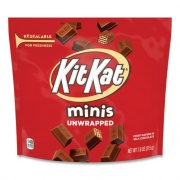 Kit Kat Minis Unwrapped Wafer Bars, 7.6 oz Bag, Milk Chocolate, 3/Pack, Ships in 1-3 Business Days (24600430)