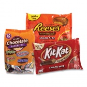 National Brand Chocolate Party Assortment, Mars Asst/Kit Kat/Reese's Peanut Butter Cups, 3 Bag Bundle, Delivered in 1-4 Business Days (600B0004)