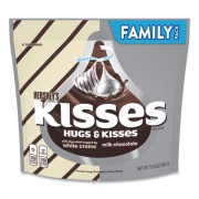 Hershey's KISSES and HUGS Family Pack Assortment, 15.6 oz Bag, 3 Bags/Pack, Ships in 1-3 Business Days (24600405)