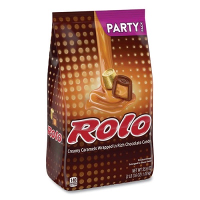 ROLO Party Pack Creamy Caramels Wrapped in Rich Chocolate Candy, 35.6 oz Bag, Delivered in 1-4 Business Days (24600406)