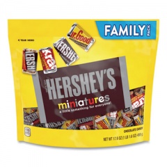 Hershey's Miniatures Variety Family Pack, Assorted Chocolates, 17.6 oz Bag, Delivered in 1-4 Business Days (24600427)