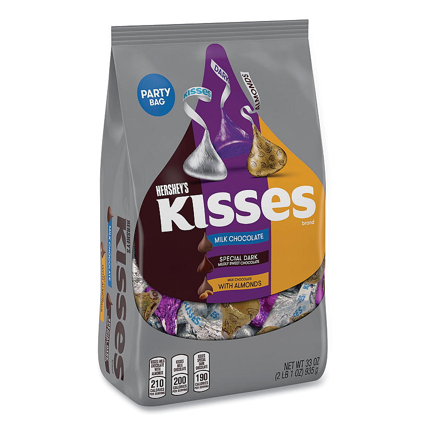 Hershey's KISSES Party Bag Assortment, 33 oz Bag (GRR24600285)