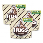 Hershey's HUGS Candy, Milk Chocolate with White Creme, 1.6 oz Bag, 3 Bags/Pack, Ships in 1-3 Business Days (24600404)