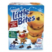 Entenmann's Little Bites Little Bites Muffins, Chocolate Chip, 1.65 oz Pouch, 20 Pouches/Box, Ships in 1-3 Business Days (90000016)