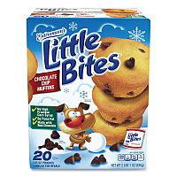 Entenmann's Little Bites Little Bites Muffins, Chocolate Chip, 1.65 oz Pouch, 20 Pouches/Carton (GRR90000016)