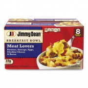 Jimmy Dean Breakfast Bowl Meat Lovers, 56 oz Box, 8 Bowls/Box, Ships in 1-3 Business Days (90300029)