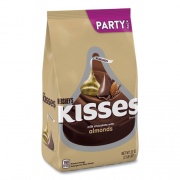 Hershey's KISSES Milk Chocolate with Almonds, Party Pack, 32 oz Bag, Ships in 1-3 Business Days (24600418)