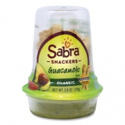 Sabra Grab and Go Guacamole with Tostitos Tortilla Chips, 2.8 oz Cup, 6 Cups/Pack, Ships in 1-3 Business Days (90200453)