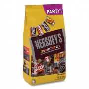 Hershey's Chocolate Miniatures Party Pack Assortment, 35.9 oz Bag, 2 Bags/Carton, Ships in 1-3 Business Days (24600403)