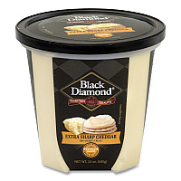 Black Diamond Extra Sharp White Cheddar Cheese Spread, 24 oz Tub (GRR90200077)