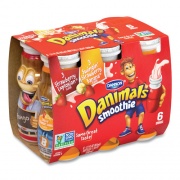 DANNON Danimals Smoothies, Assorted Flavors, 3.1 oz Bottle, 6/Box, 6 Boxes/Carton, Delivered in 1-4 Business Days (90200019)