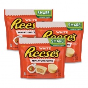 Reese's Peanut Butter Cups Miniatures Share Pack, White Creme, 10.5 oz Bag, 3 Bags/Pack, Delivered in 1-4 Business Days (24600436)