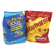National Brand Chewy and Hard Candy Party Asst, Jolly Rancher/Starburst, 8.5 lbs Total, 2 Bag Bundle, Ships in 1-3 Business Days (600B0003)