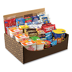 Snack Box Pros Dorm Room Survival Snack Box, 55 Assorted Snacks/Box (GRR70000014)