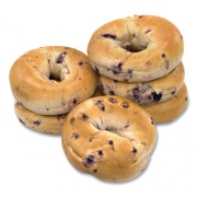 National Brand Fresh Blueberry Bagels, 6/Pack, Ships in 1-3 Business Days (90000007)