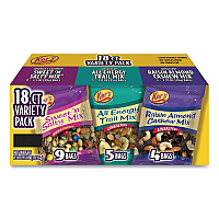 Kar's Trail Mix Variety Pack, Assorted Flavors, 18 Packets/Carton (GRR28800004)